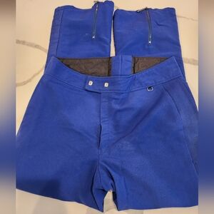 Obermeyer Men's Royal Blue 34 Long Vintage Ski Pants